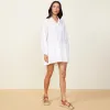 Poplin Easy Shirt Dress sold by Monrow