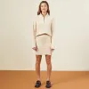 Merino Cable Knit Half Zip sold by Monrow
