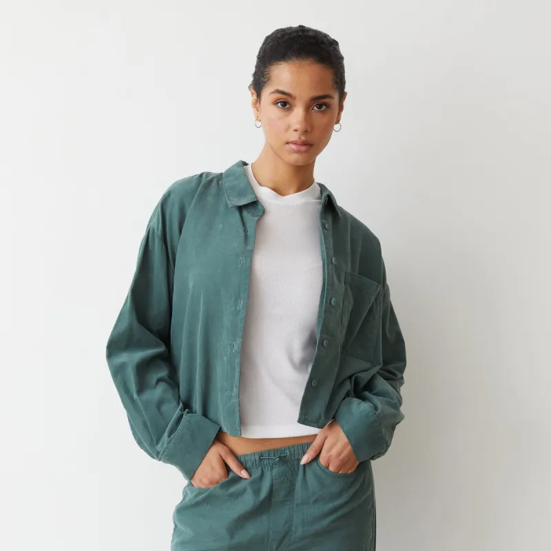 Mini Corduroy Cropped Shirt sold by Monrow