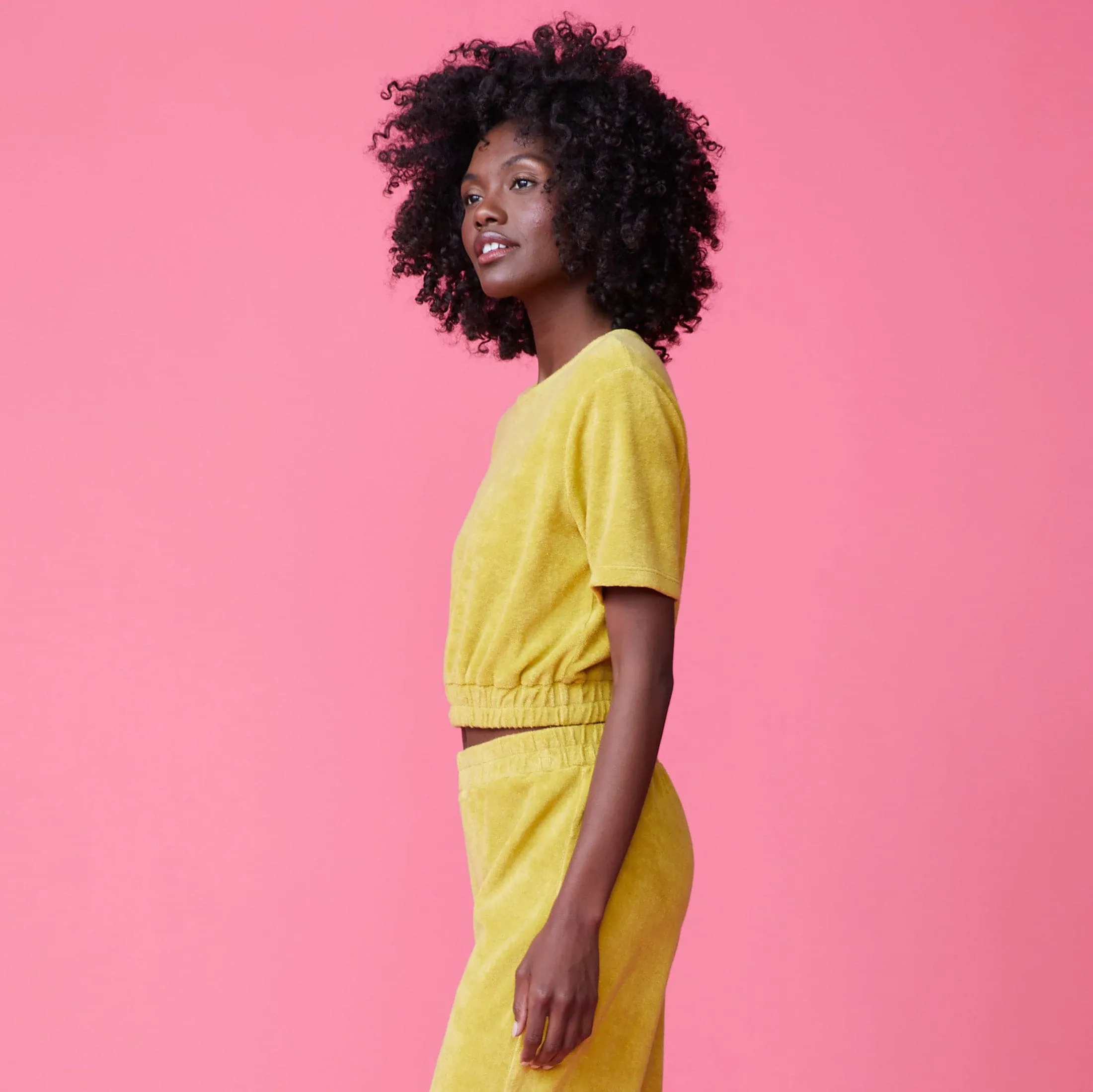 Terry Cloth Tee sold by Monrow product image thumbnail 3