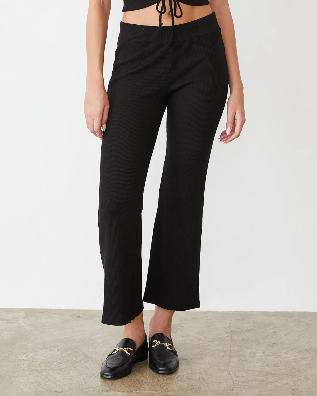 Tencel Rib Kick Flare sold by Monrow product image thumbnail 2