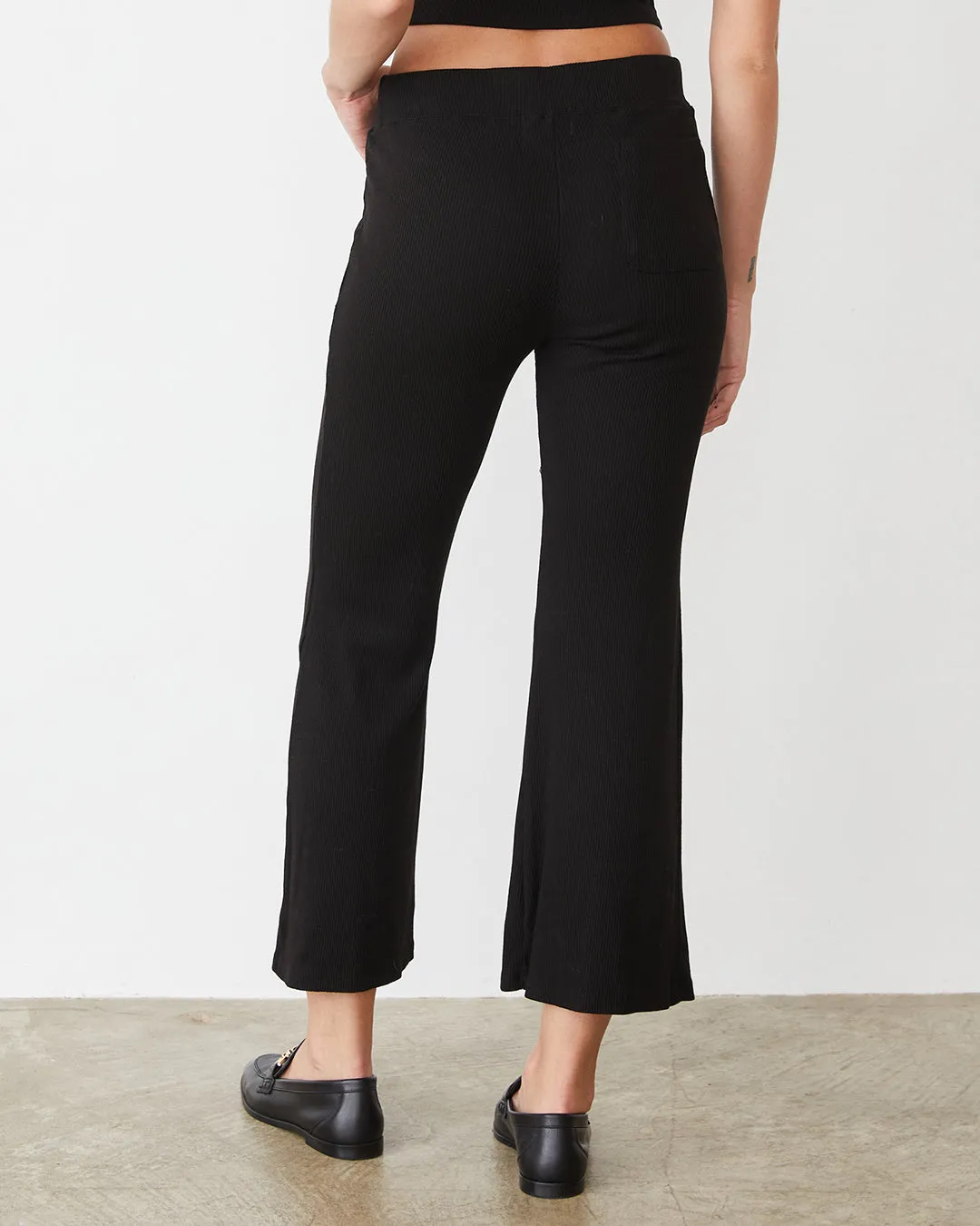 Tencel Rib Kick Flare sold by Monrow product image thumbnail 4