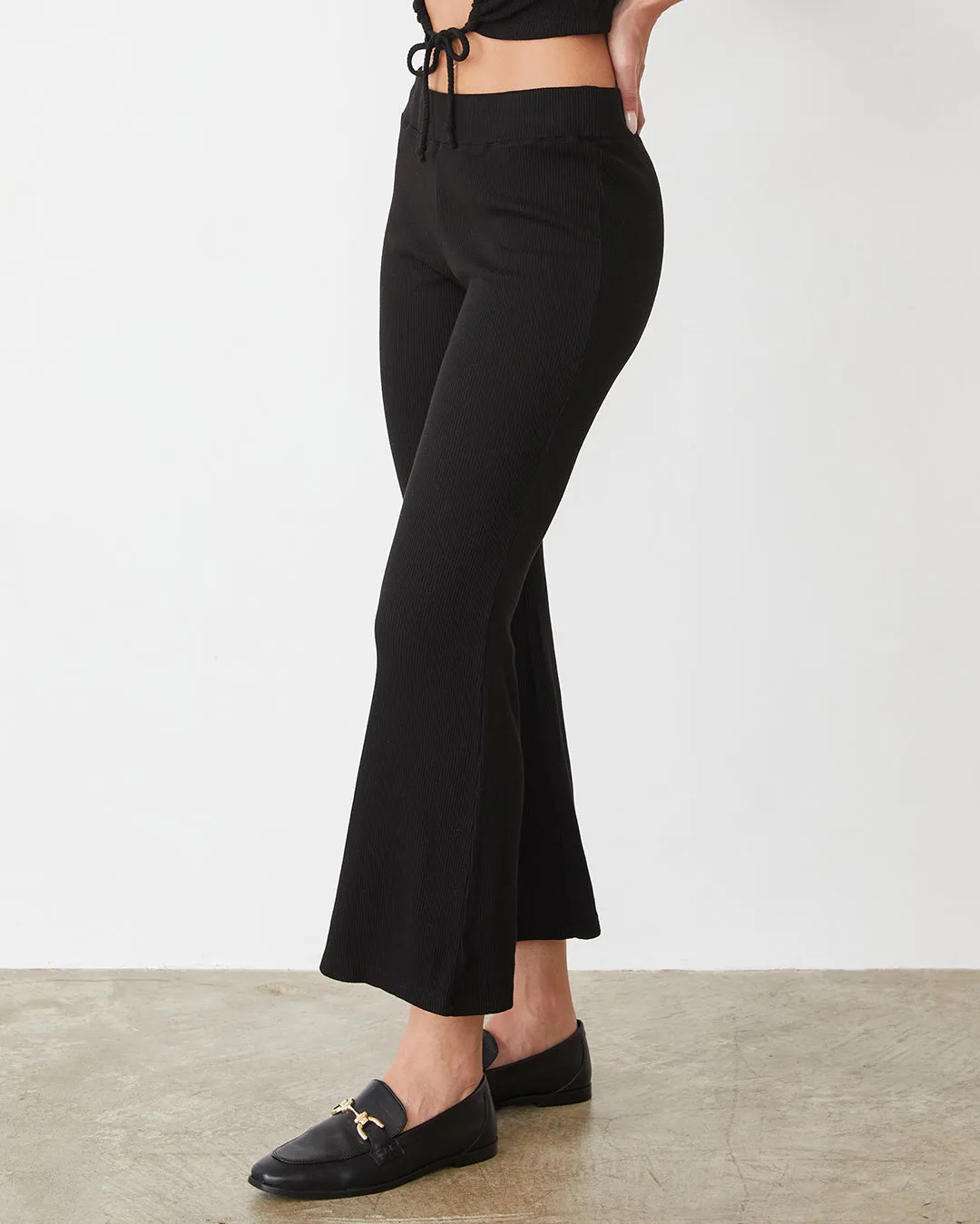 Tencel Rib Kick Flare sold by Monrow product image thumbnail 3