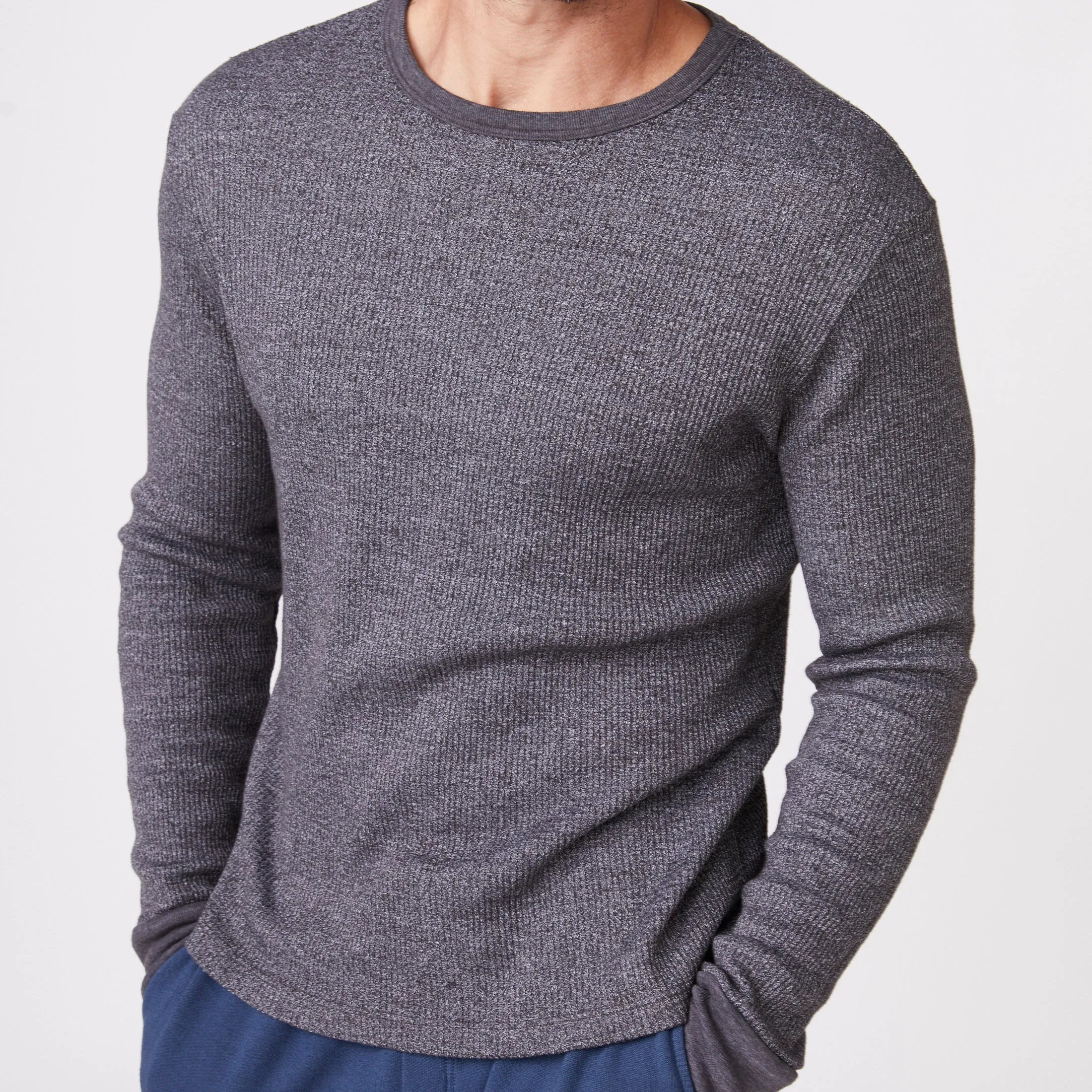 Thermal Long Sleeve Crew sold by Monrow product image thumbnail 5