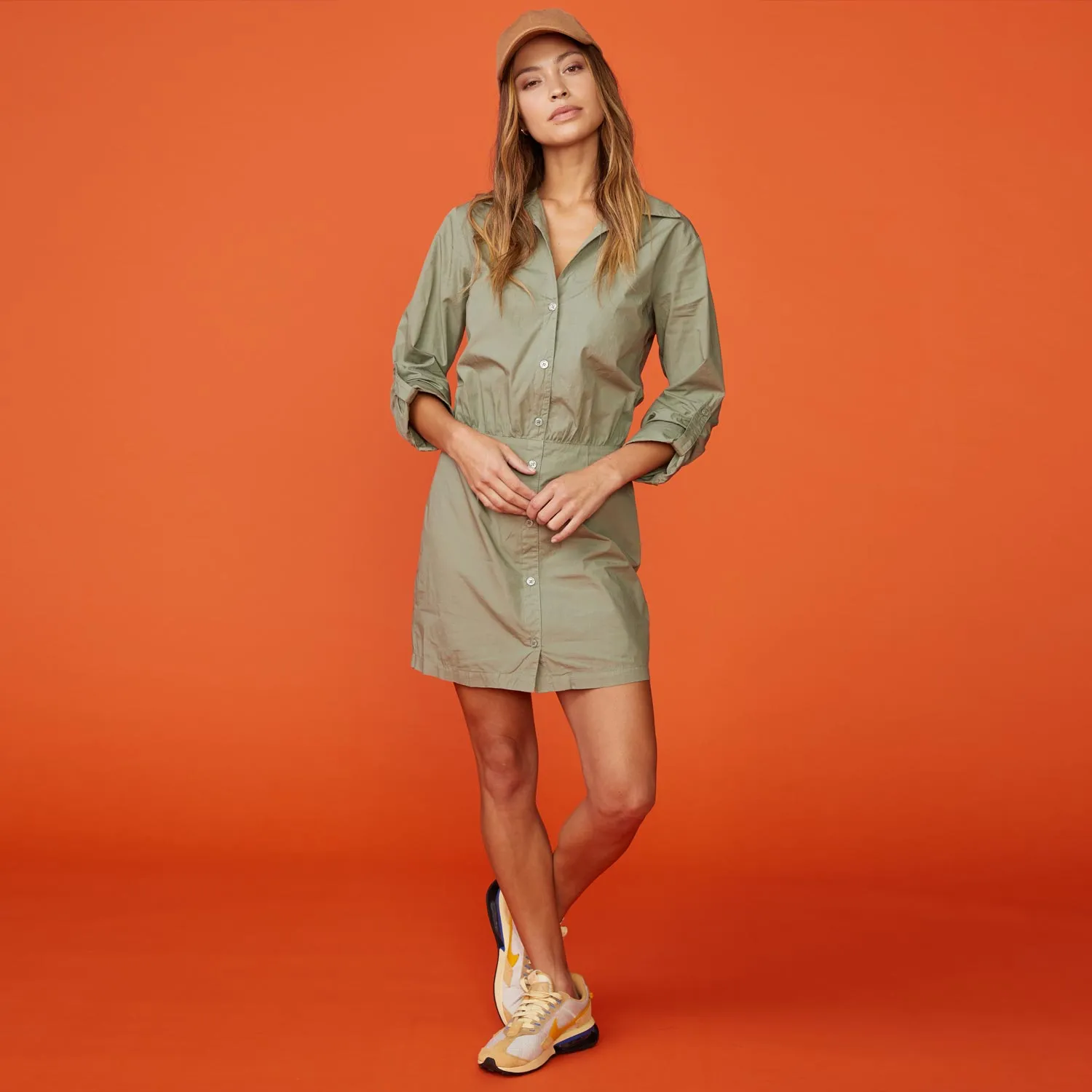 Poplin Shirt Dress sold by Monrow product image thumbnail 2