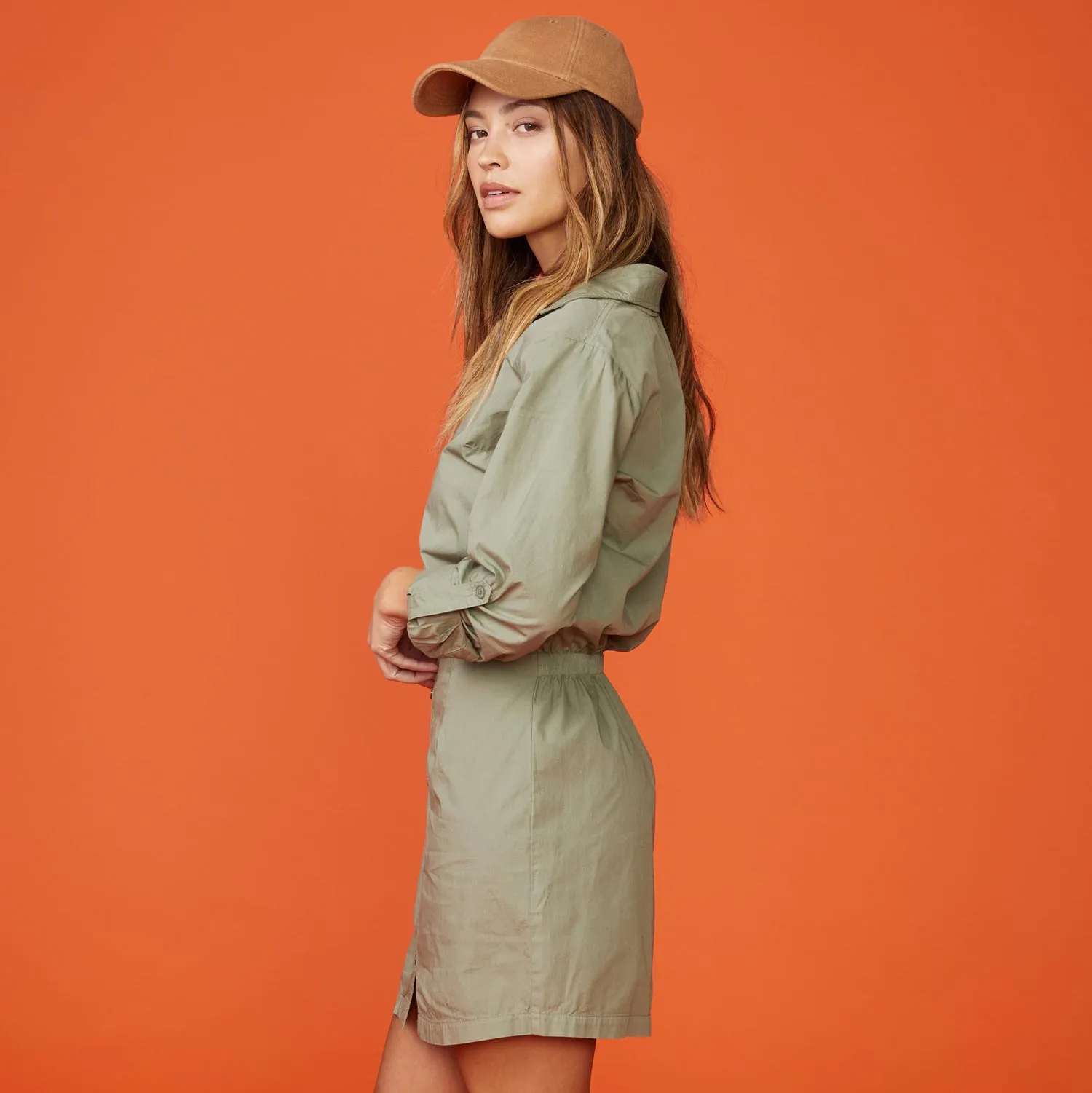 Poplin Shirt Dress sold by Monrow product image thumbnail 4