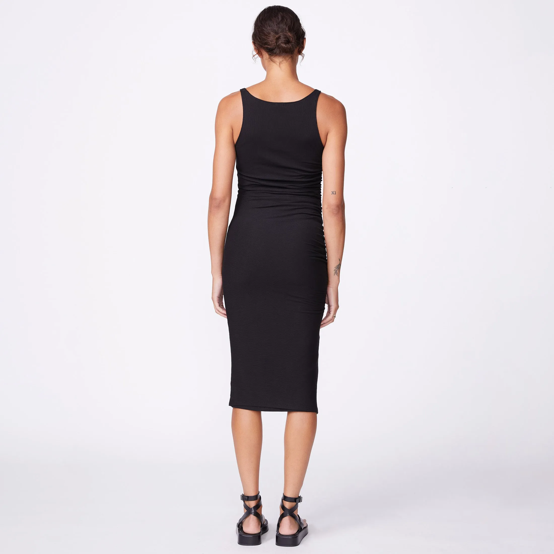 Rib Square Neck Dress sold by Monrow product image thumbnail 4