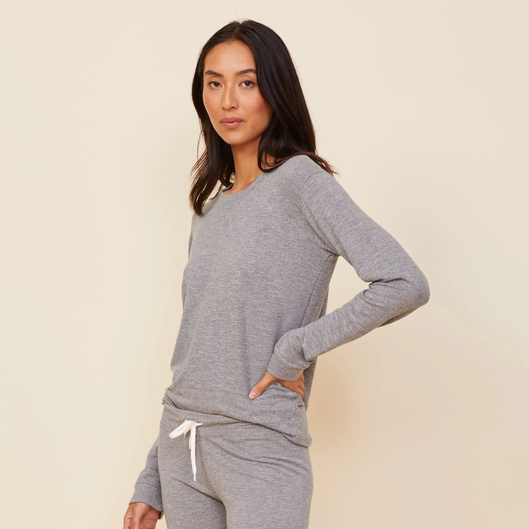 Supersoft Crew Neck Sweatshirt sold by Monrow product image thumbnail 2