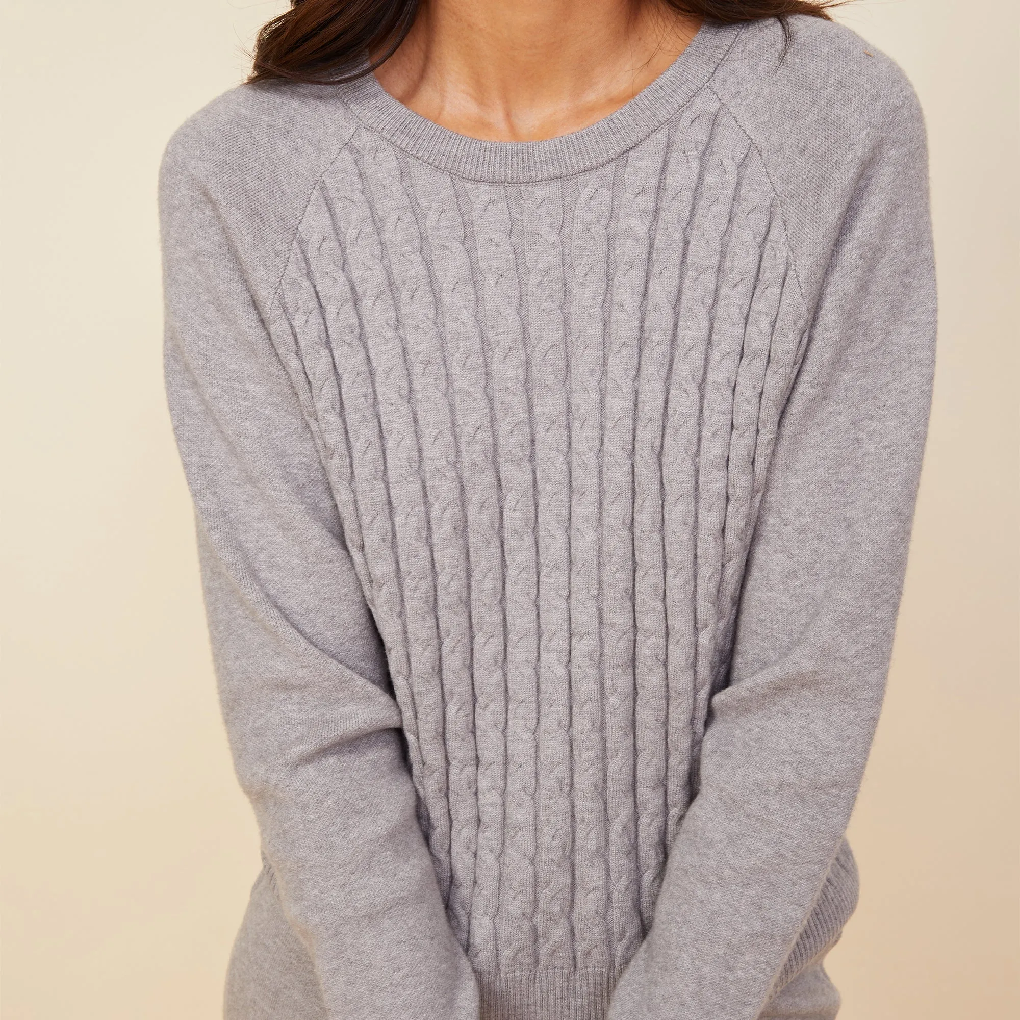 Soft Knit Cable Sweater sold by Monrow product image thumbnail 2