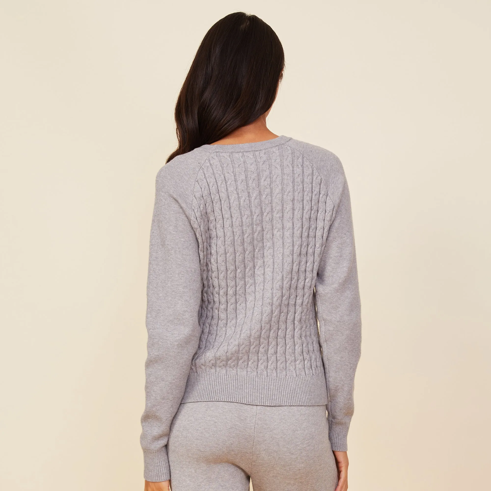 Soft Knit Cable Sweater sold by Monrow product image thumbnail 4
