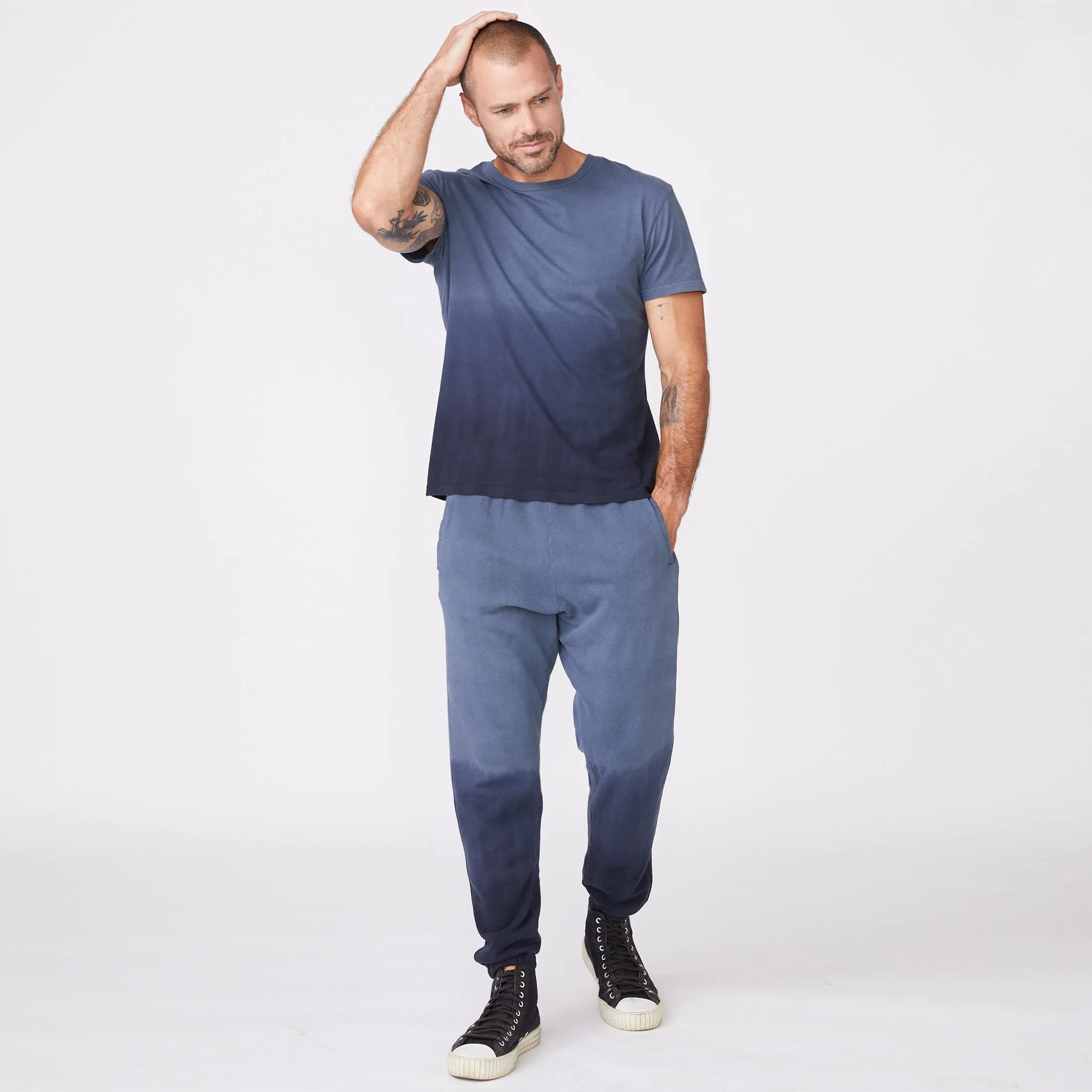 Ombre Relaxed Crew sold by Monrow product image thumbnail 3