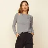 Asymmetric Long Sleeve Top sold by Monrow
