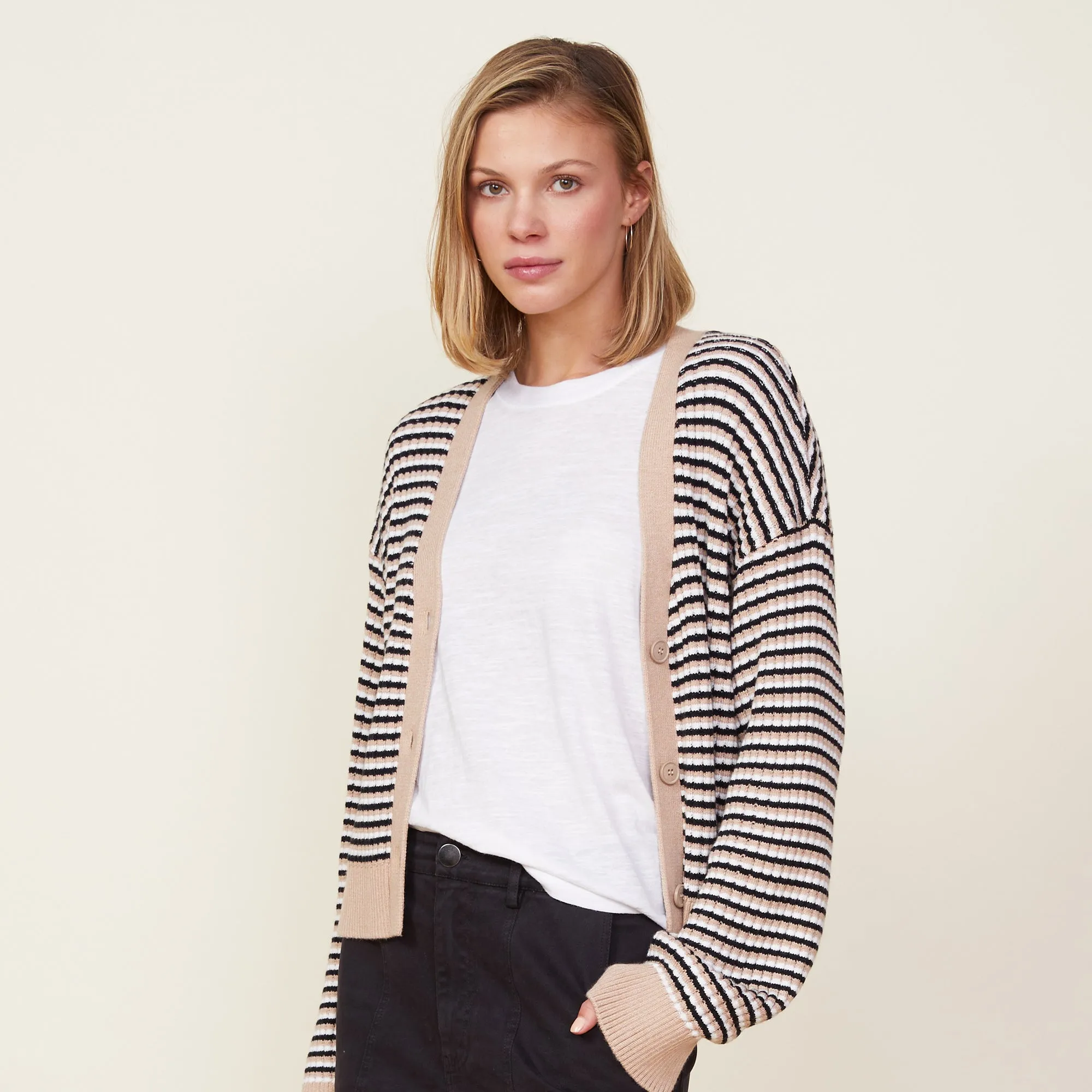 Merino Wool Cardigan sold by Monrow product image thumbnail 4