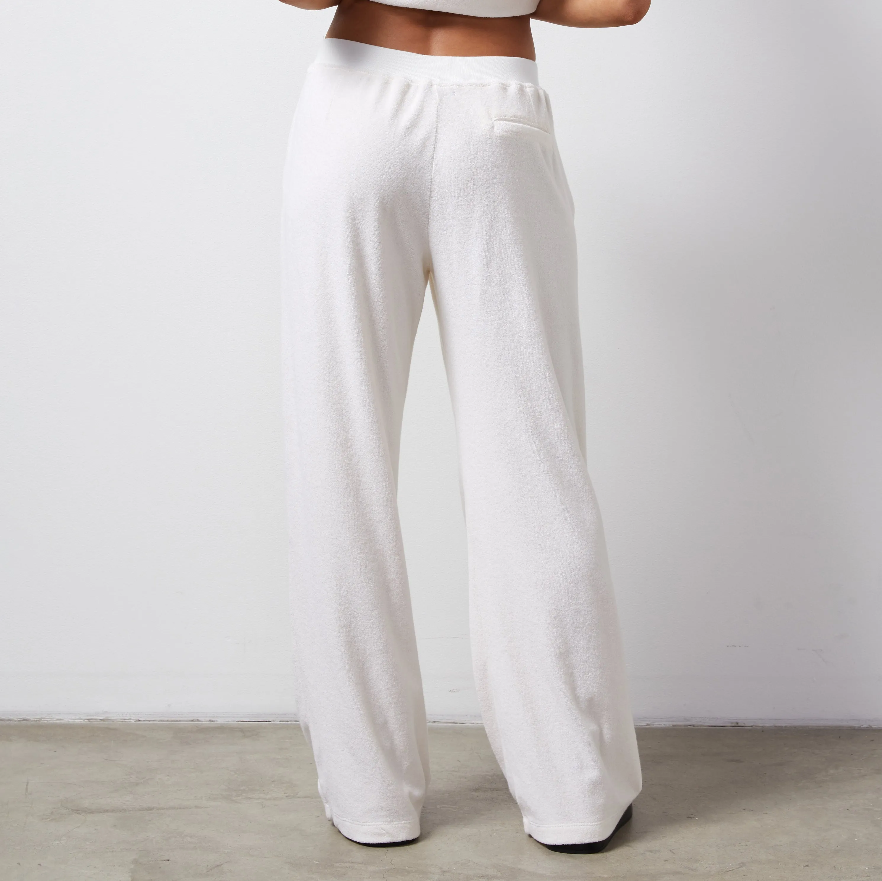 Terry Cloth Pleated Pant sold by Monrow product image thumbnail 3