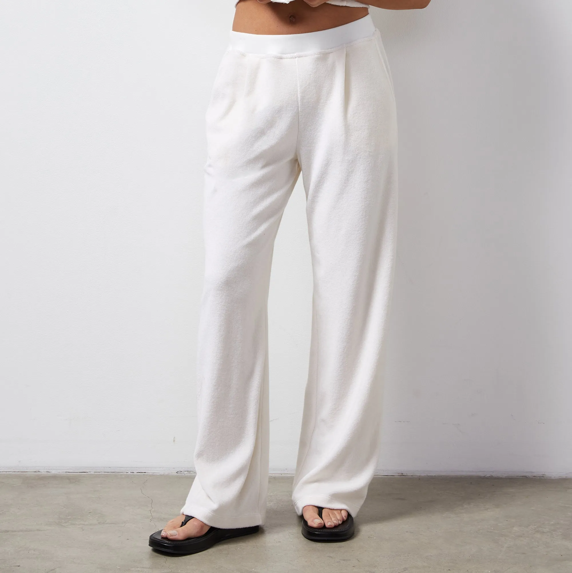 Terry Cloth Pleated Pant sold by Monrow