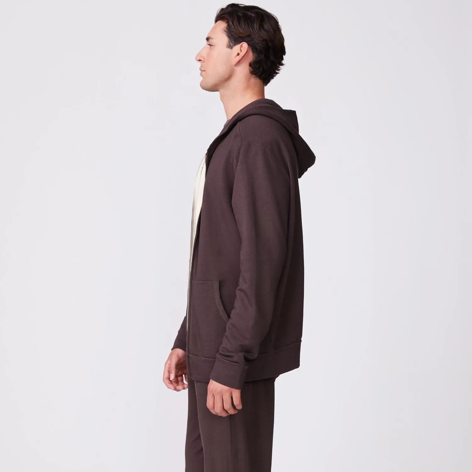 Supersoft Fleece Zip Up Hoody sold by Monrow product image thumbnail 3