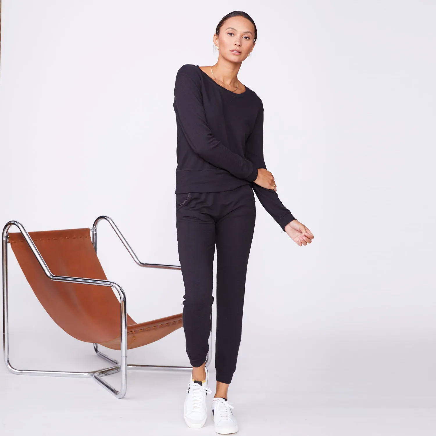 Supersoft Crew Neck Sweatshirt sold by Monrow product image thumbnail 2