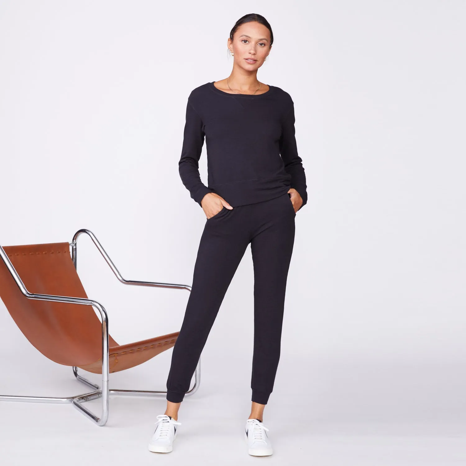 Supersoft Crew Neck Sweatshirt sold by Monrow product image thumbnail 5