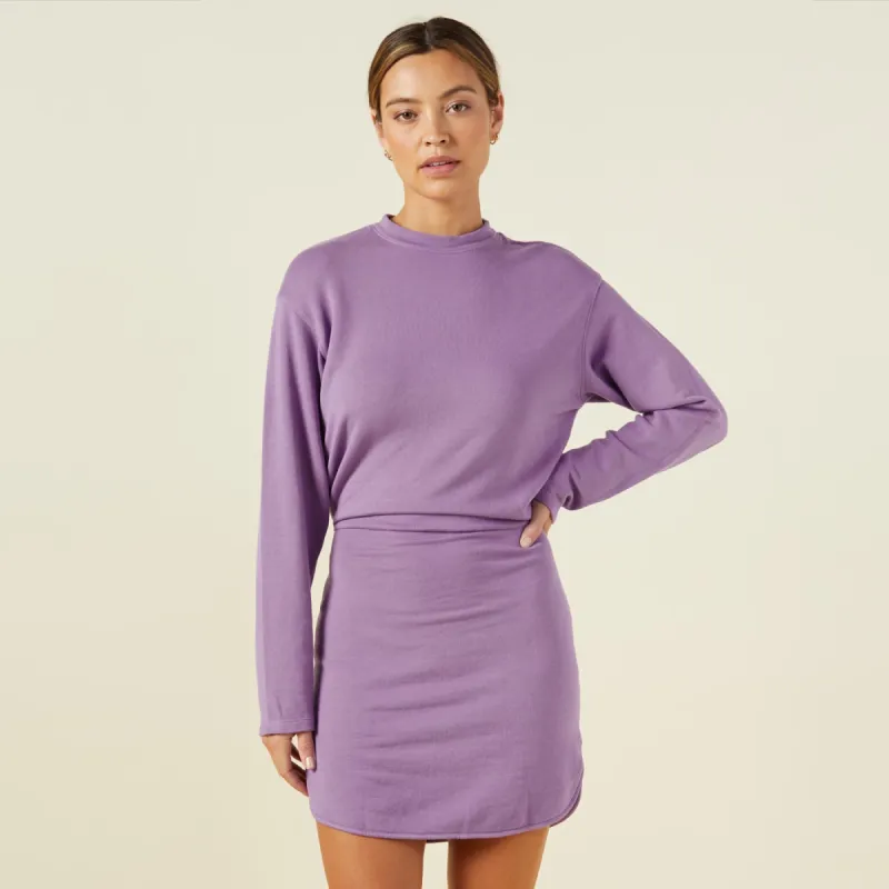 Supersoft Fleece Sweatshirt Dress sold by Monrow