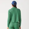 Waffle Half Zip Sweatshirt sold by Monrow