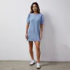 Indigo French Terry Seamed Dress sold by Monrow