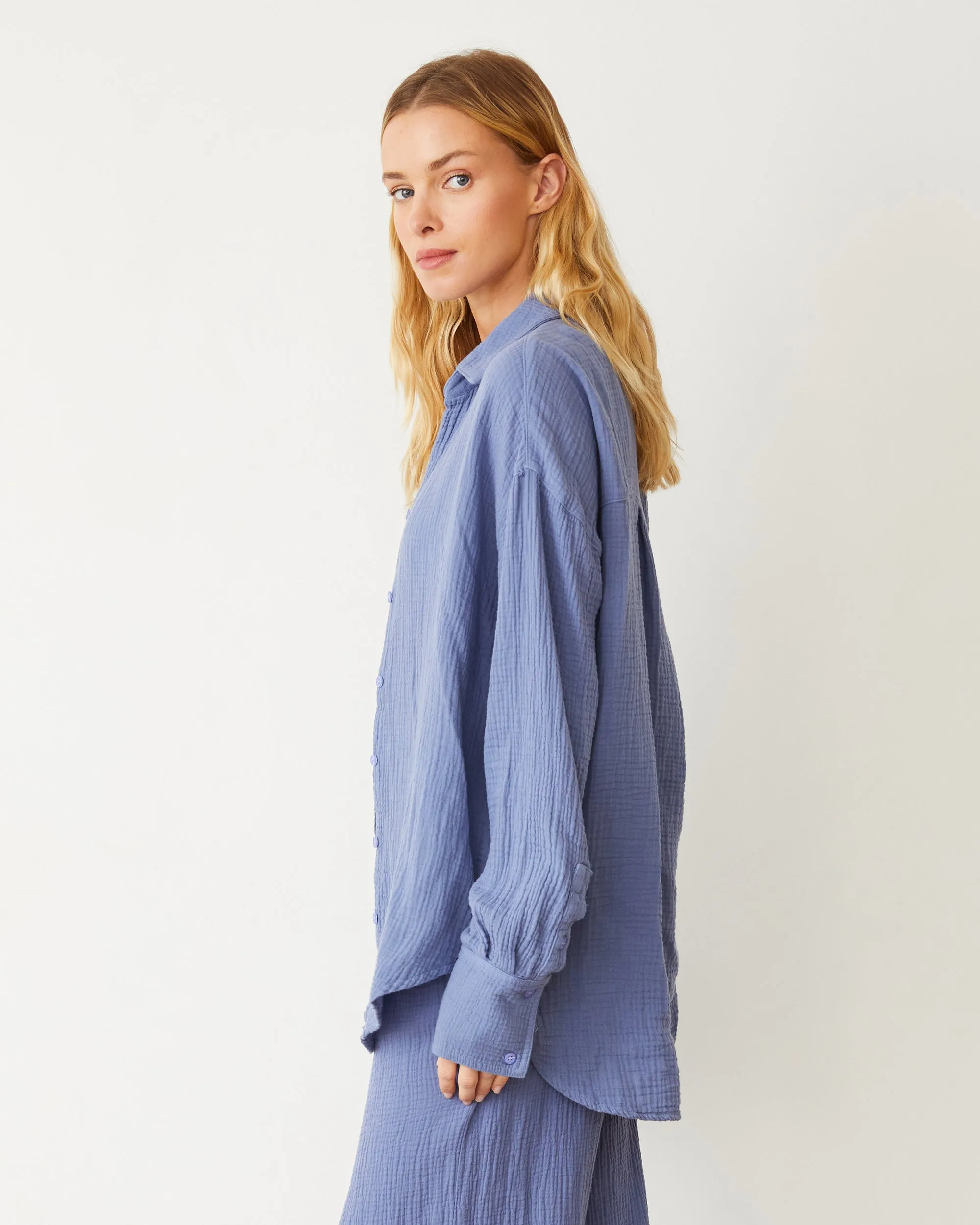 Cotton Gauze Shirt sold by Monrow product image thumbnail 3