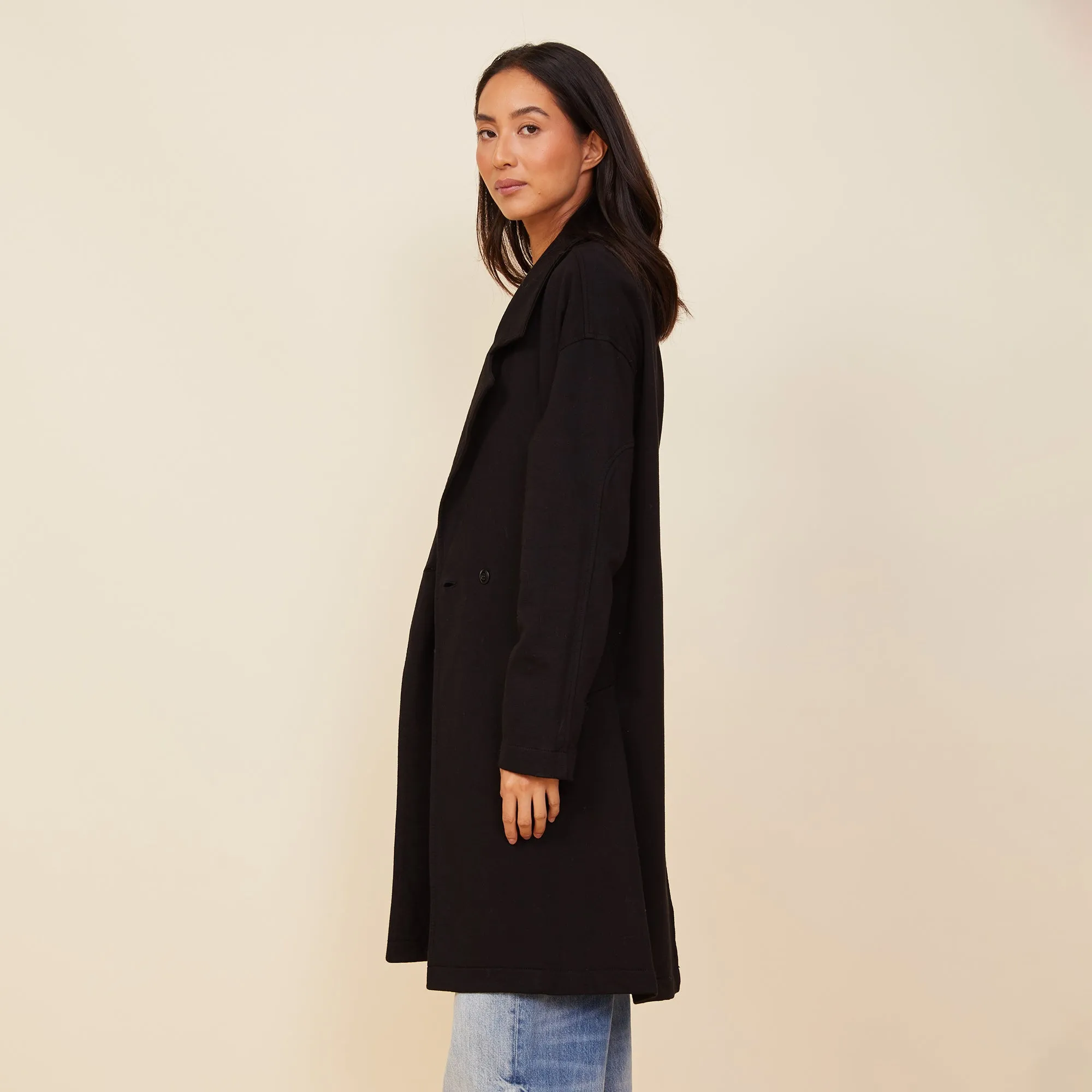 Seamed Fleece Coat sold by Monrow product image thumbnail 3