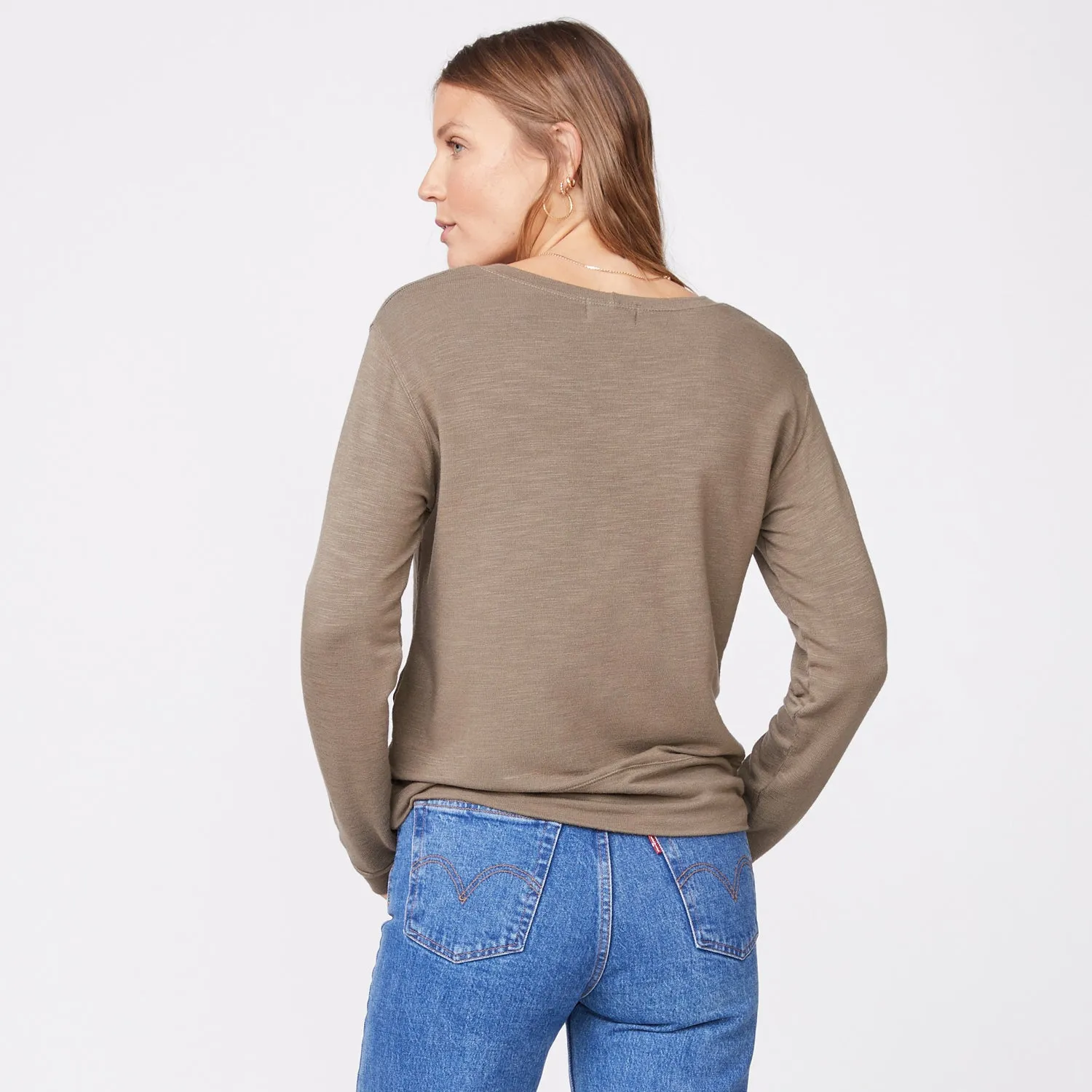 Supersoft Crew Neck Sweatshirt sold by Monrow product image thumbnail 3