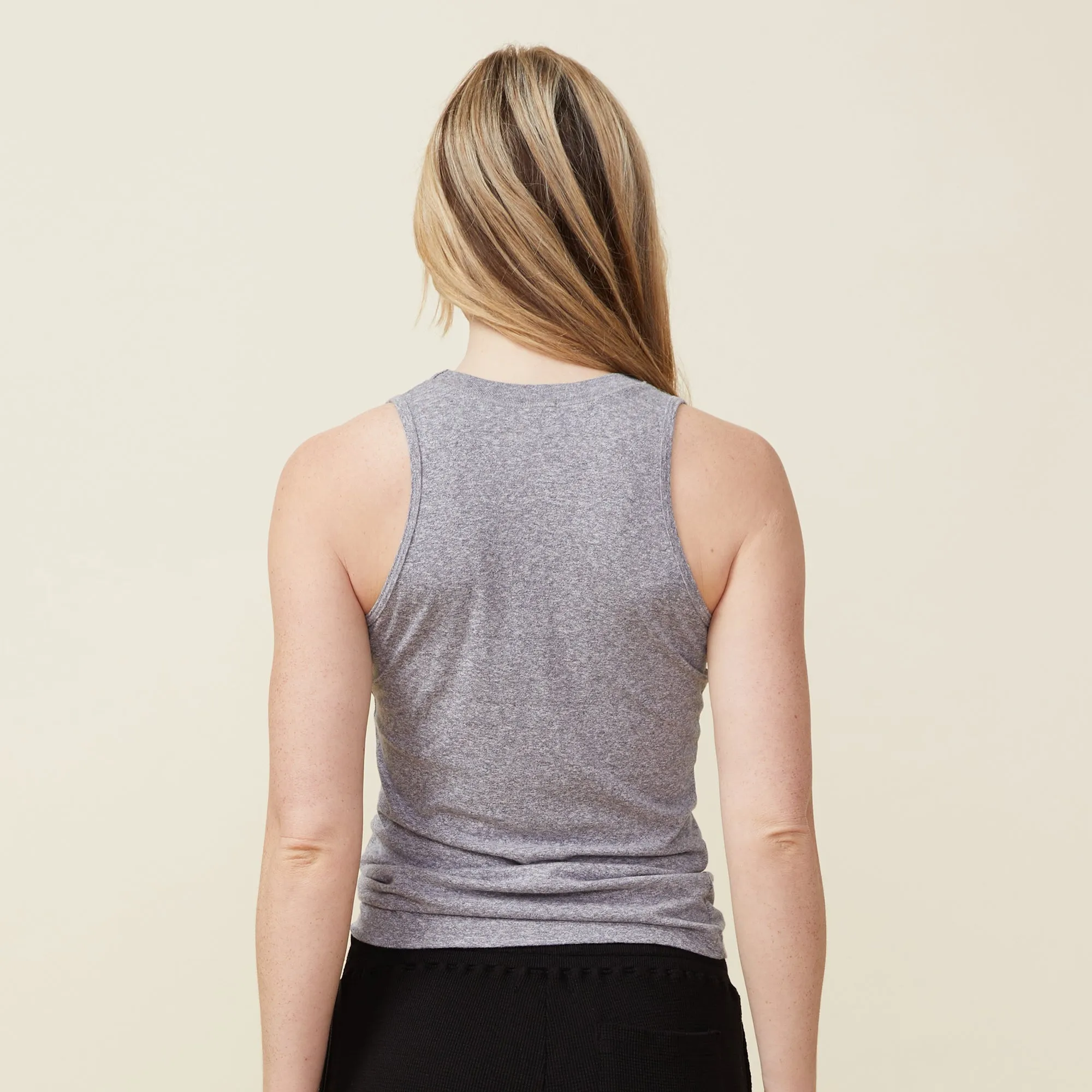 Textured Tri-Blend Narrow Tank sold by Monrow product image thumbnail 4