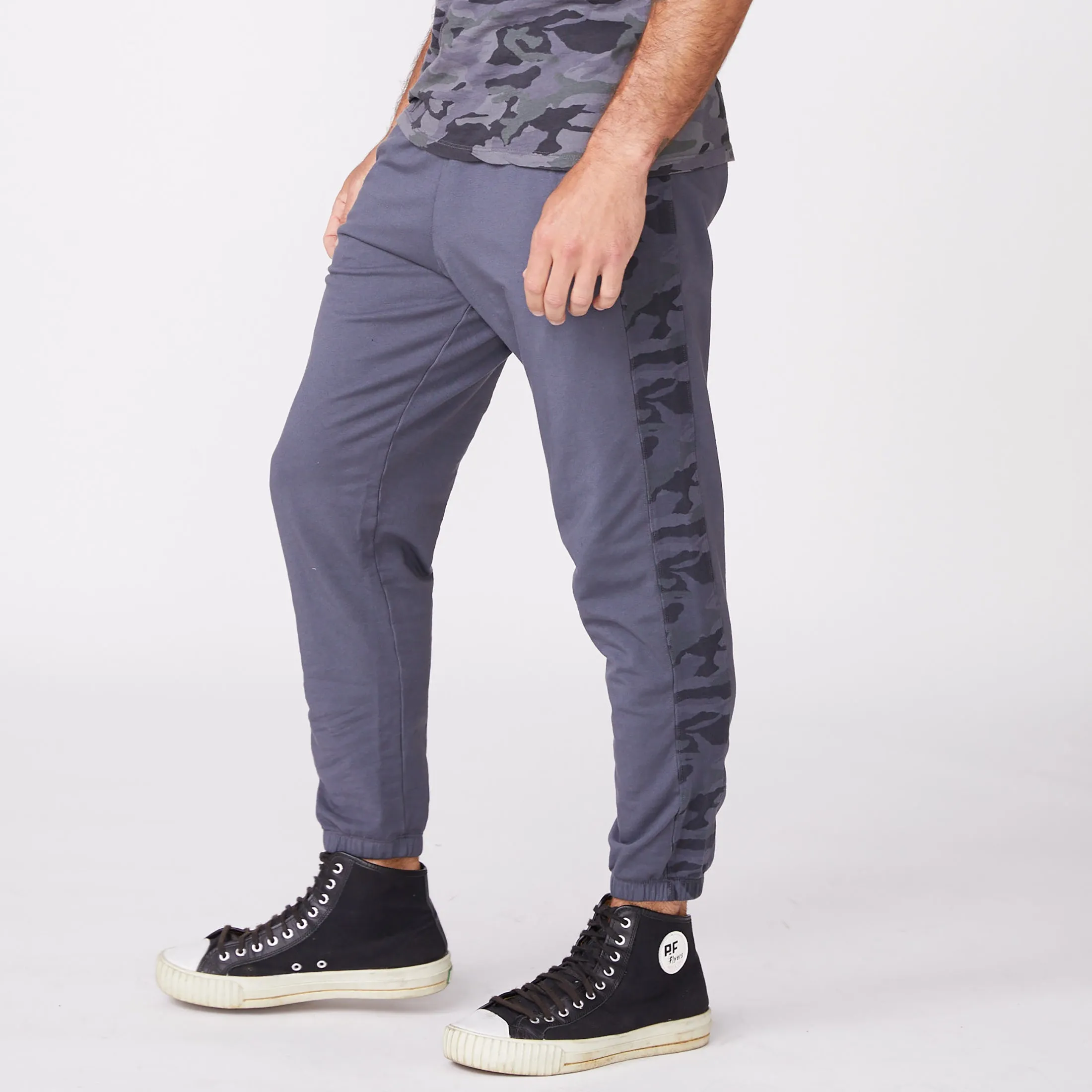 Camo Stripe Lounge Sweats sold by Monrow product image thumbnail 4