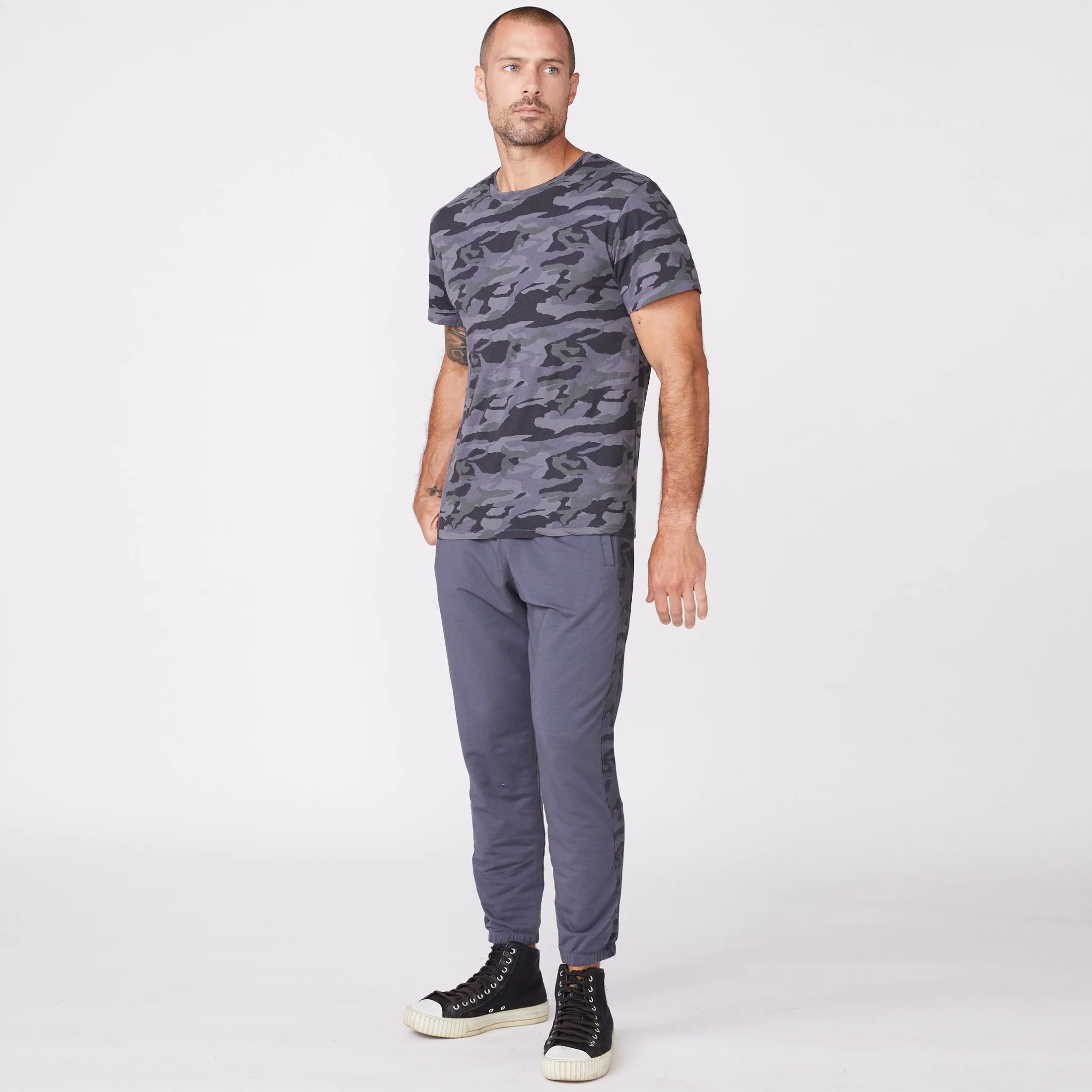 Camo Stripe Lounge Sweats sold by Monrow product image thumbnail 2