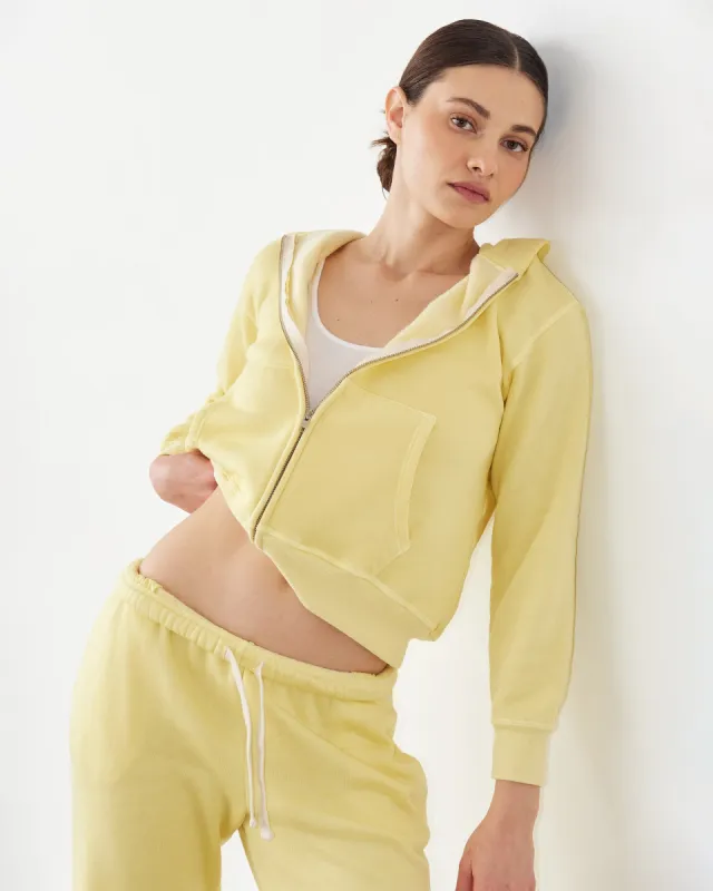 Teddy Fleece Relaxed Zip Up Hoody sold by Monrow