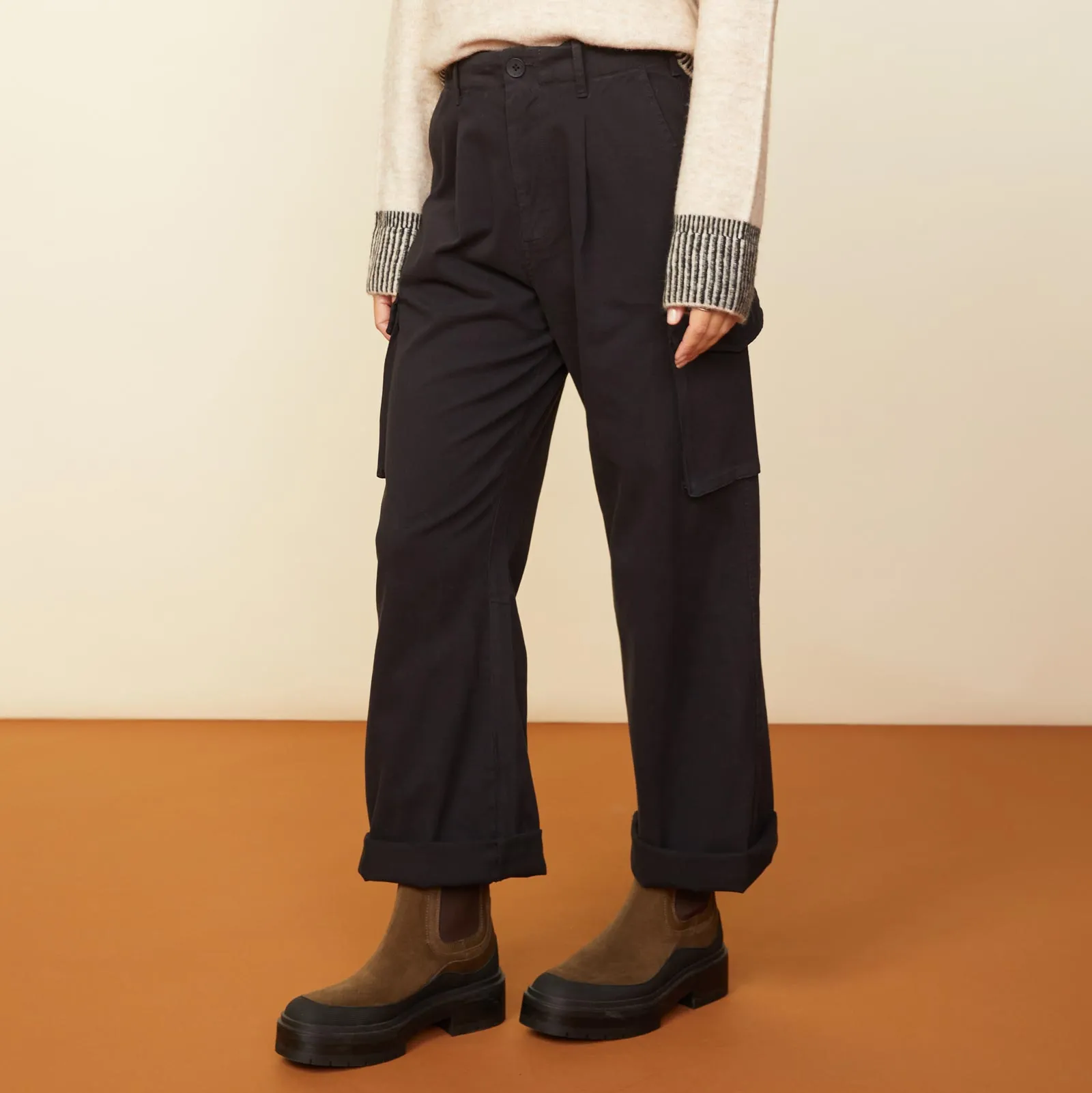 Utility Wide Leg Pants sold by Monrow product image thumbnail 4