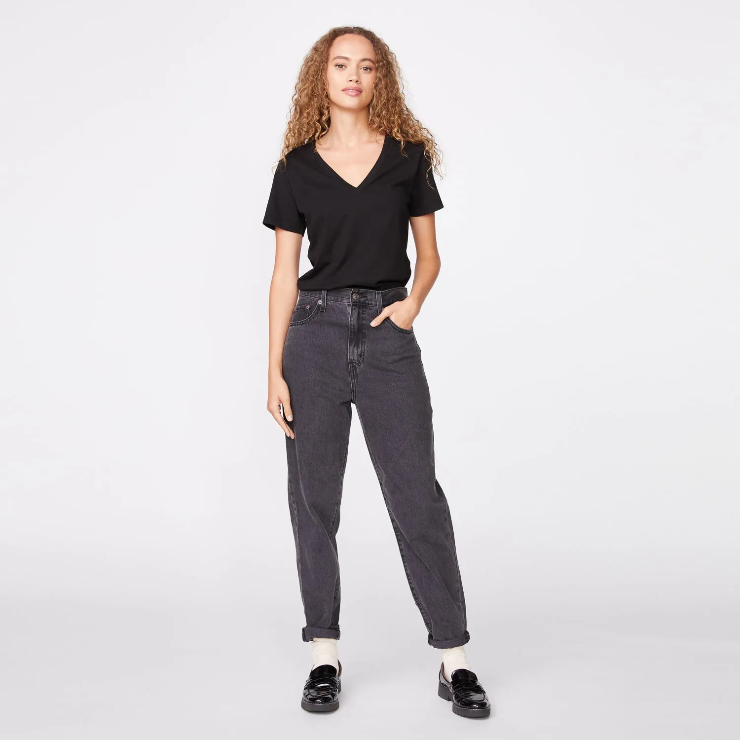 90's V Neck sold by Monrow product image thumbnail 2