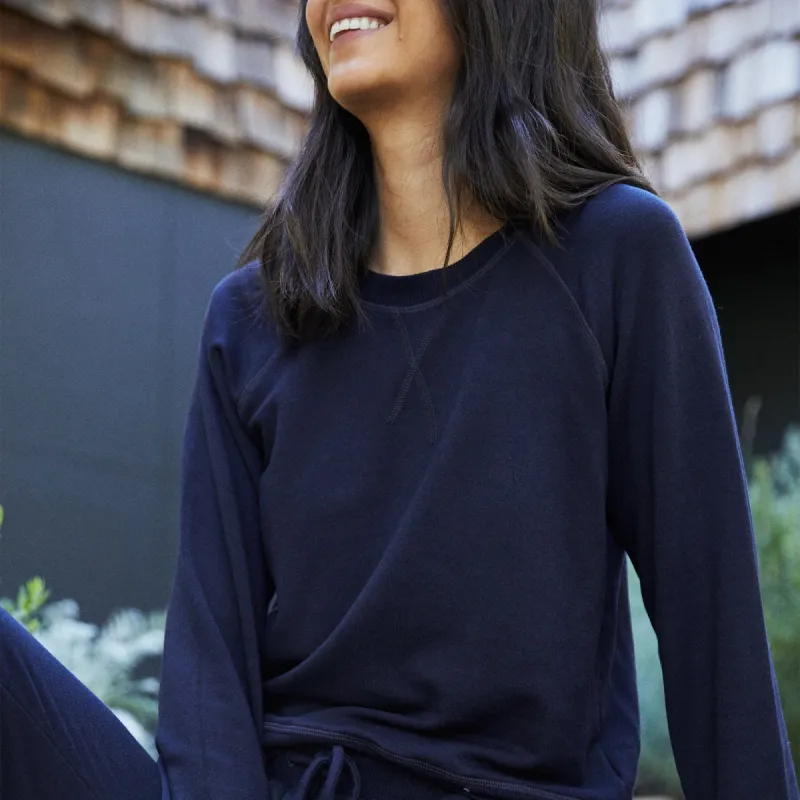 Supersoft Fleece Raglan sold by Monrow