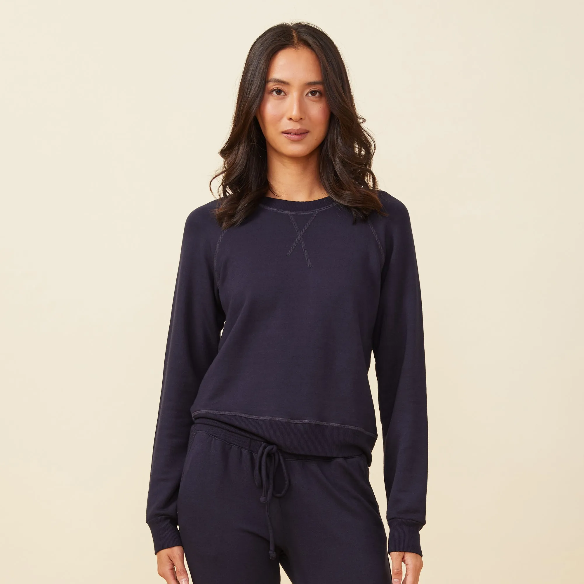 Supersoft Fleece Raglan sold by Monrow product image thumbnail 2