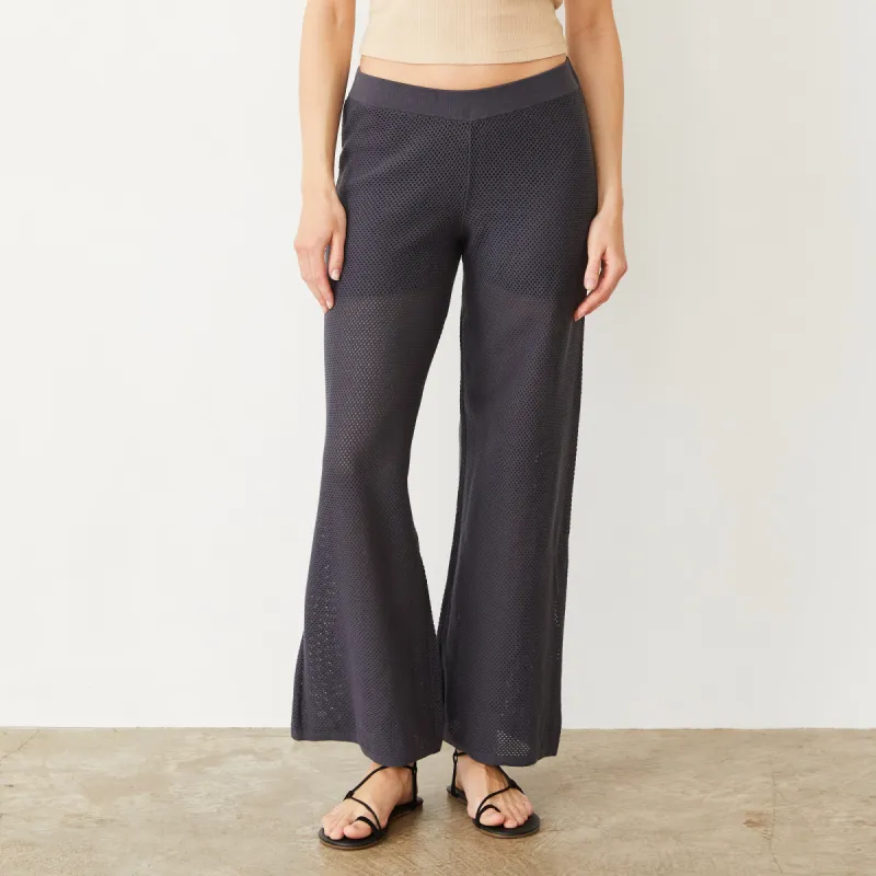 Cotton Mesh Wide Leg Pant sold by Monrow