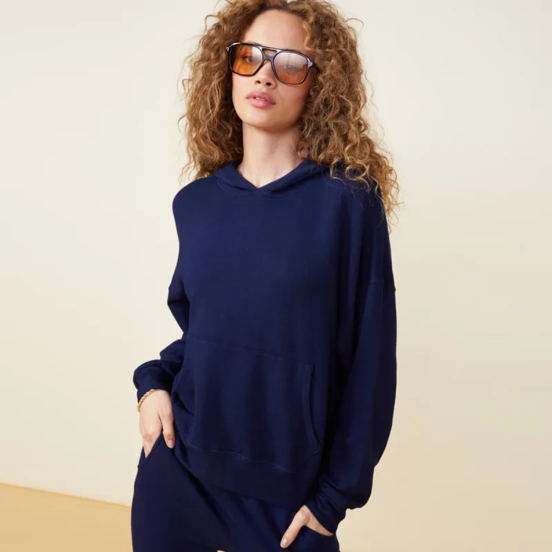 Supersoft Fleece Slouchy Pullover sold by Monrow
