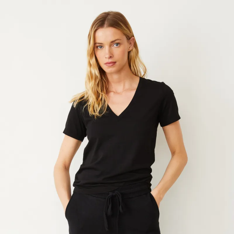 Basic V Neck Tee made by Monrow