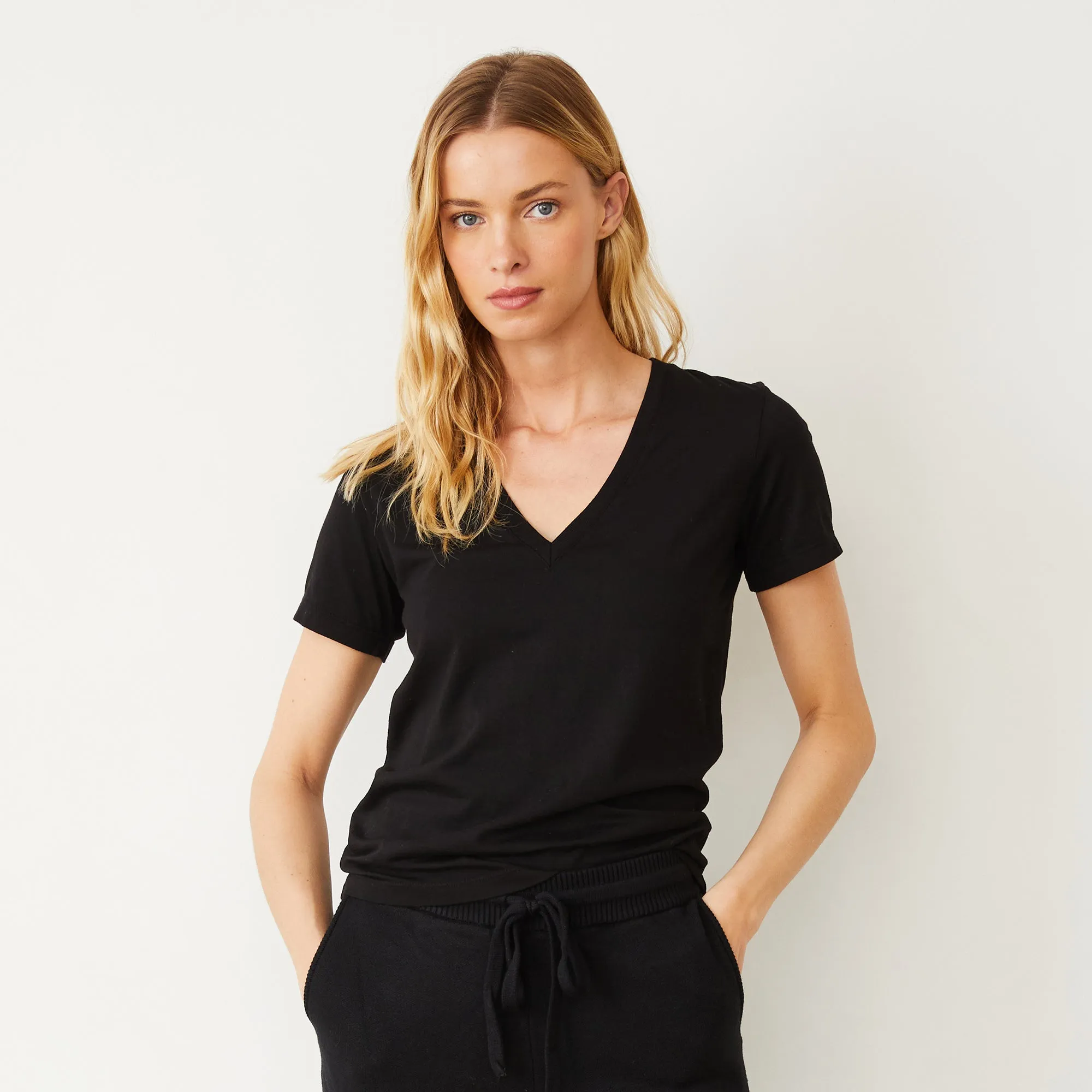 Basic V Neck Tee sold by Monrow