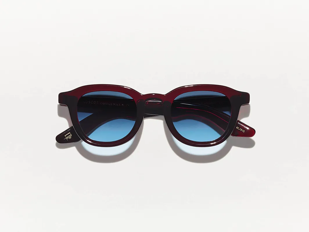 DAHVEN POLYCHROME BURGUNDY sold by MOSCOT