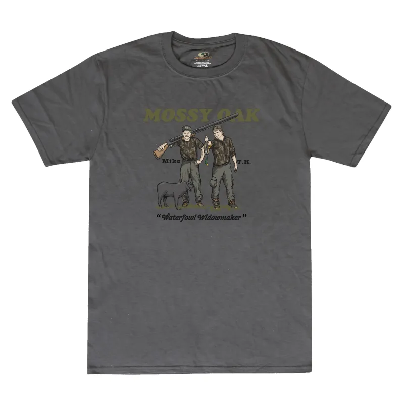 TK & Mike "Waterfowl Widowmaker" Tee sold by Mossy Oak