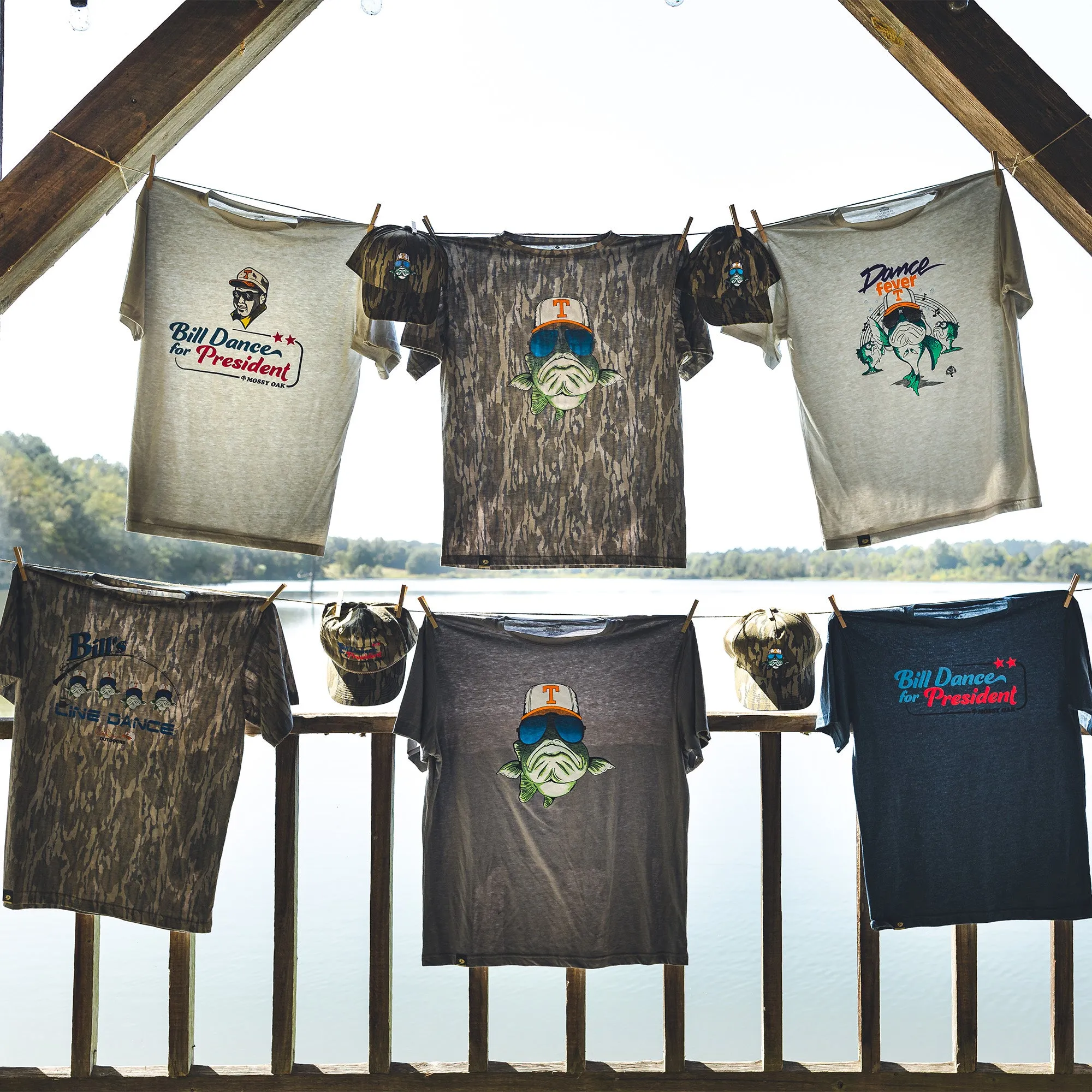 Bill Dance Line Dance Washed Out Tee sold by Mossy Oak product image thumbnail 2
