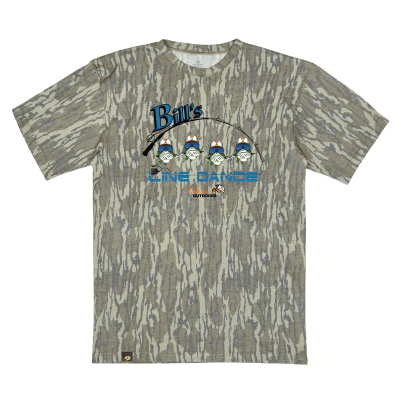 Bill Dance Line Dance Washed Out Tee sold by Mossy Oak