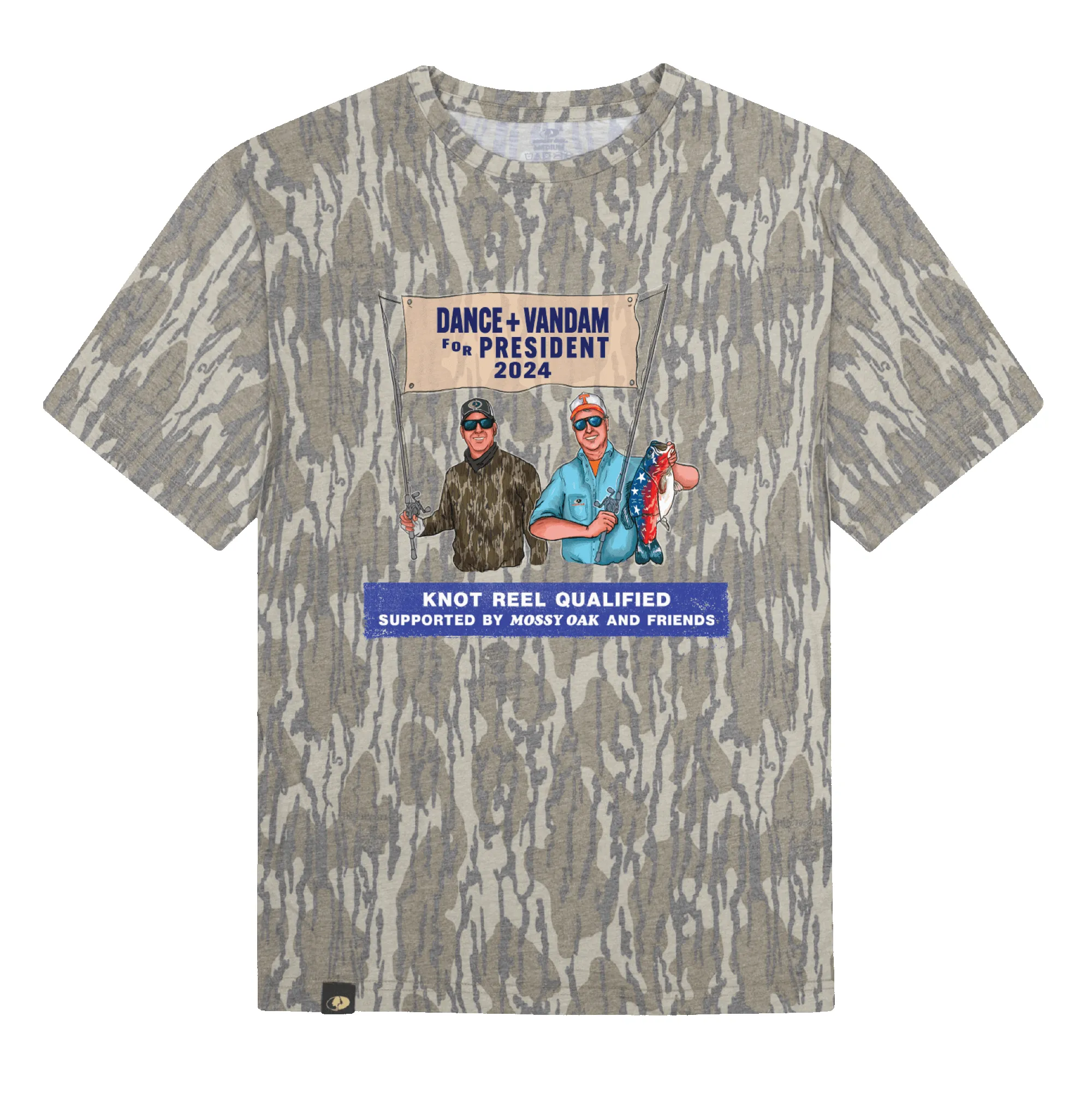 Dance + VanDam Banner Tee sold by Mossy Oak