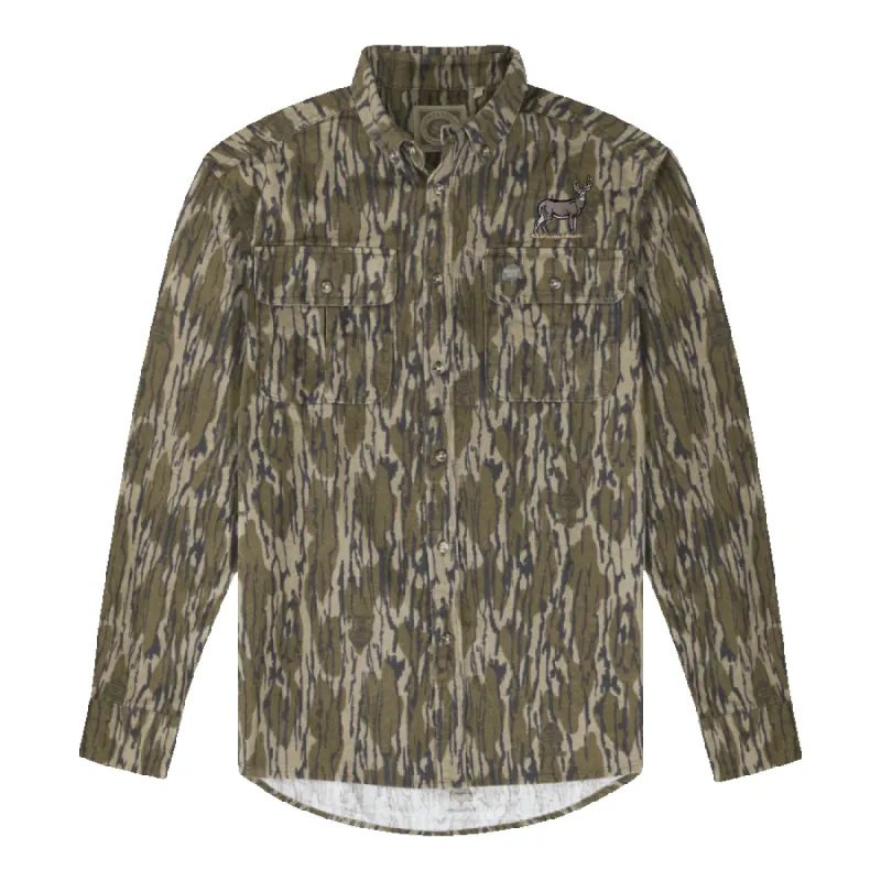 Wright Broadside Buck Shirt | Shammy made by Mossy Oak