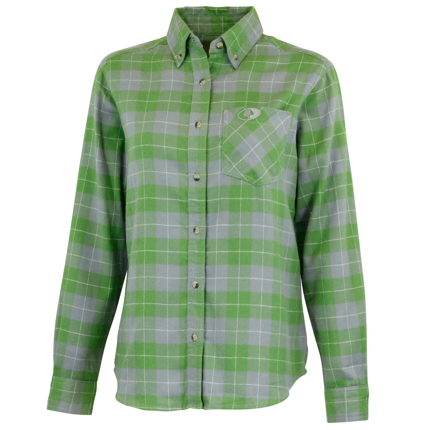 Mossy Oak Women's Plaid Flannel Shirt sold by Mossy Oak product image thumbnail 3