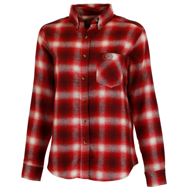 Mossy Oak Women's Plaid Flannel Shirt sold by Mossy Oak