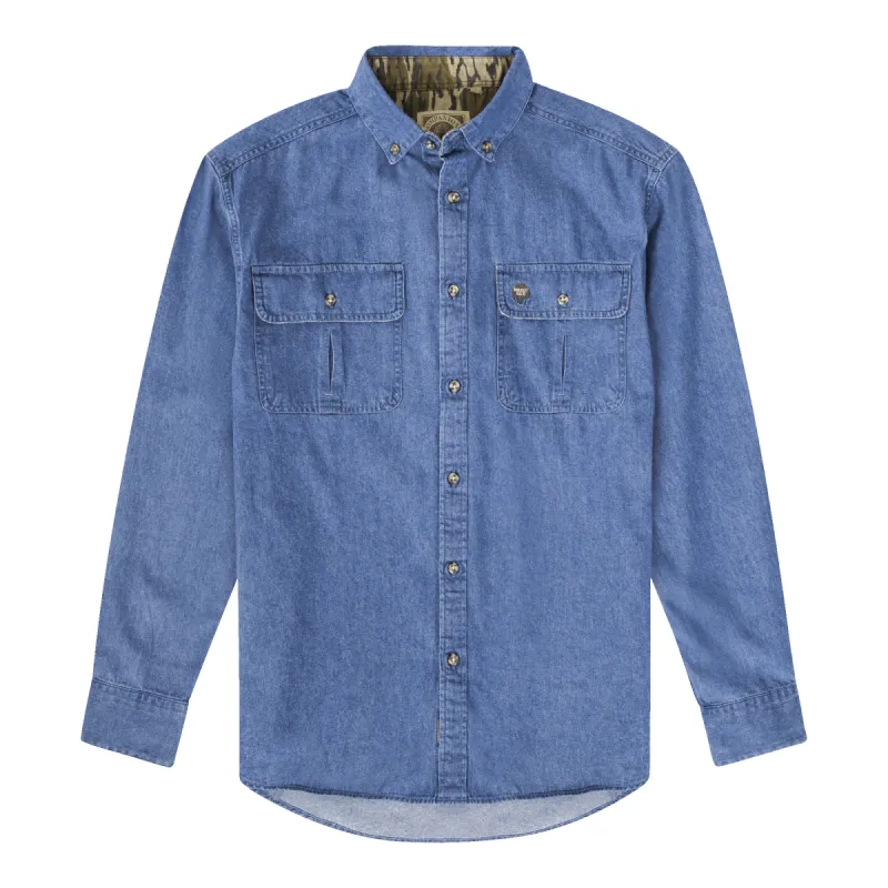 Denim Dirt Shirt sold by Mossy Oak