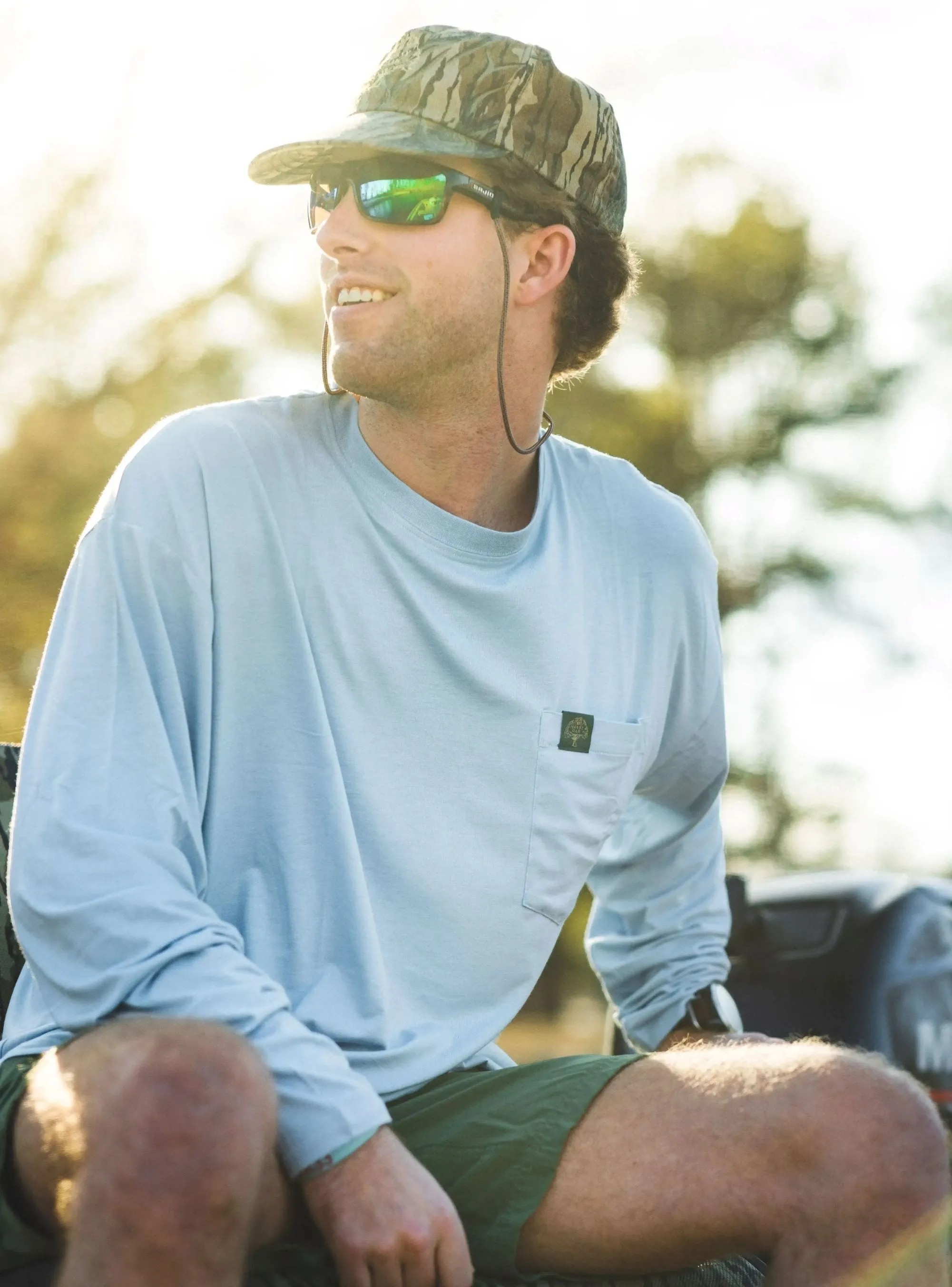 Tombigbee Light Long Sleeve Pocket Tee sold by Mossy Oak product image thumbnail 3